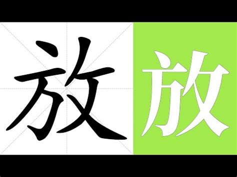 放 意思|放